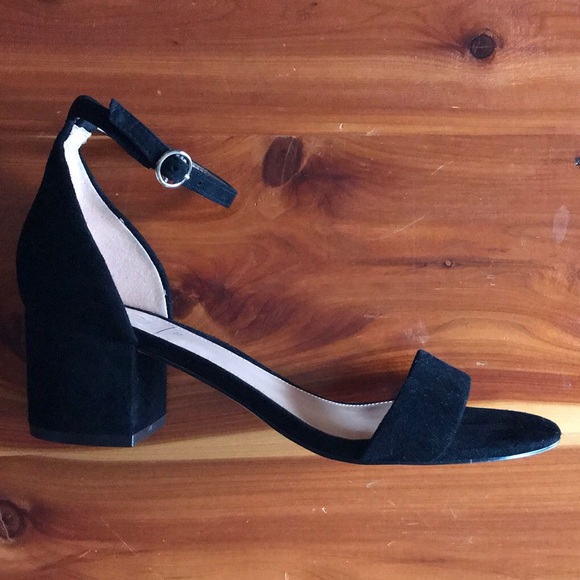 GAP Black Suede Block Heels - Picture 5 of 6